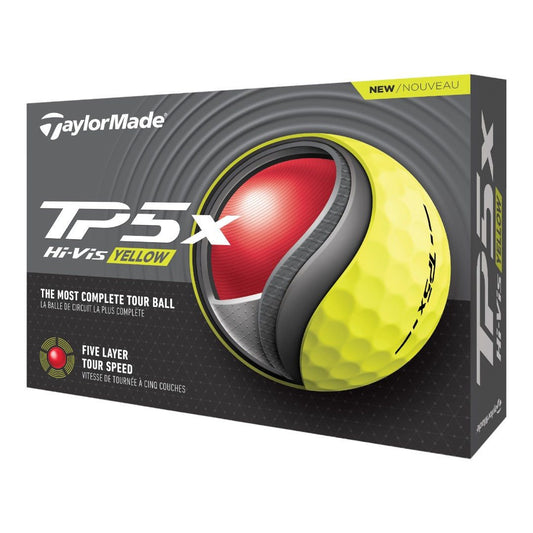 TaylorMade TP5x Golf Balls | Yellow