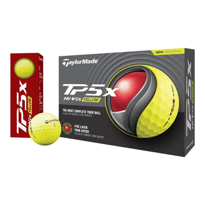 TaylorMade TP5x Golf Balls | Yellow