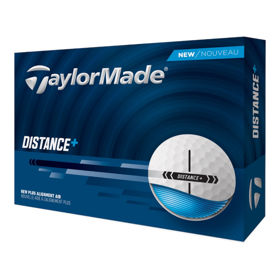 Taylormade 2025 Distance Plus Golf Balls | White