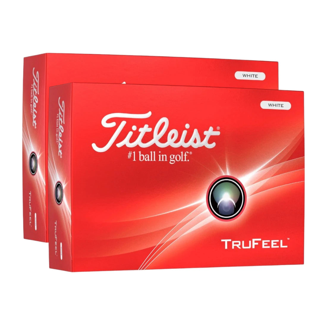 Titleist TruFeel White Golf Balls | Double Dozen