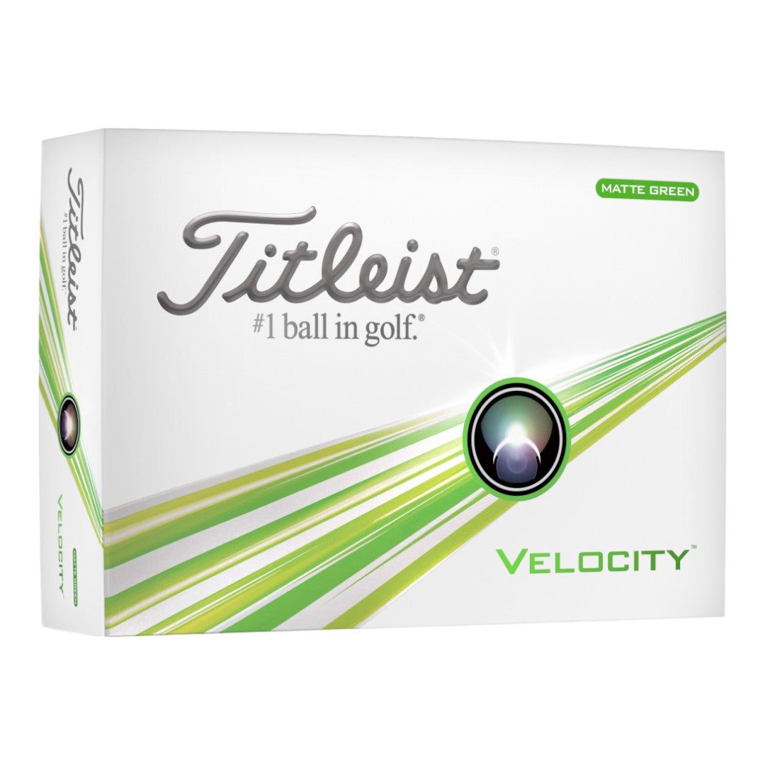 Titleist 2024 Velocity Golf Balls | Matte Green