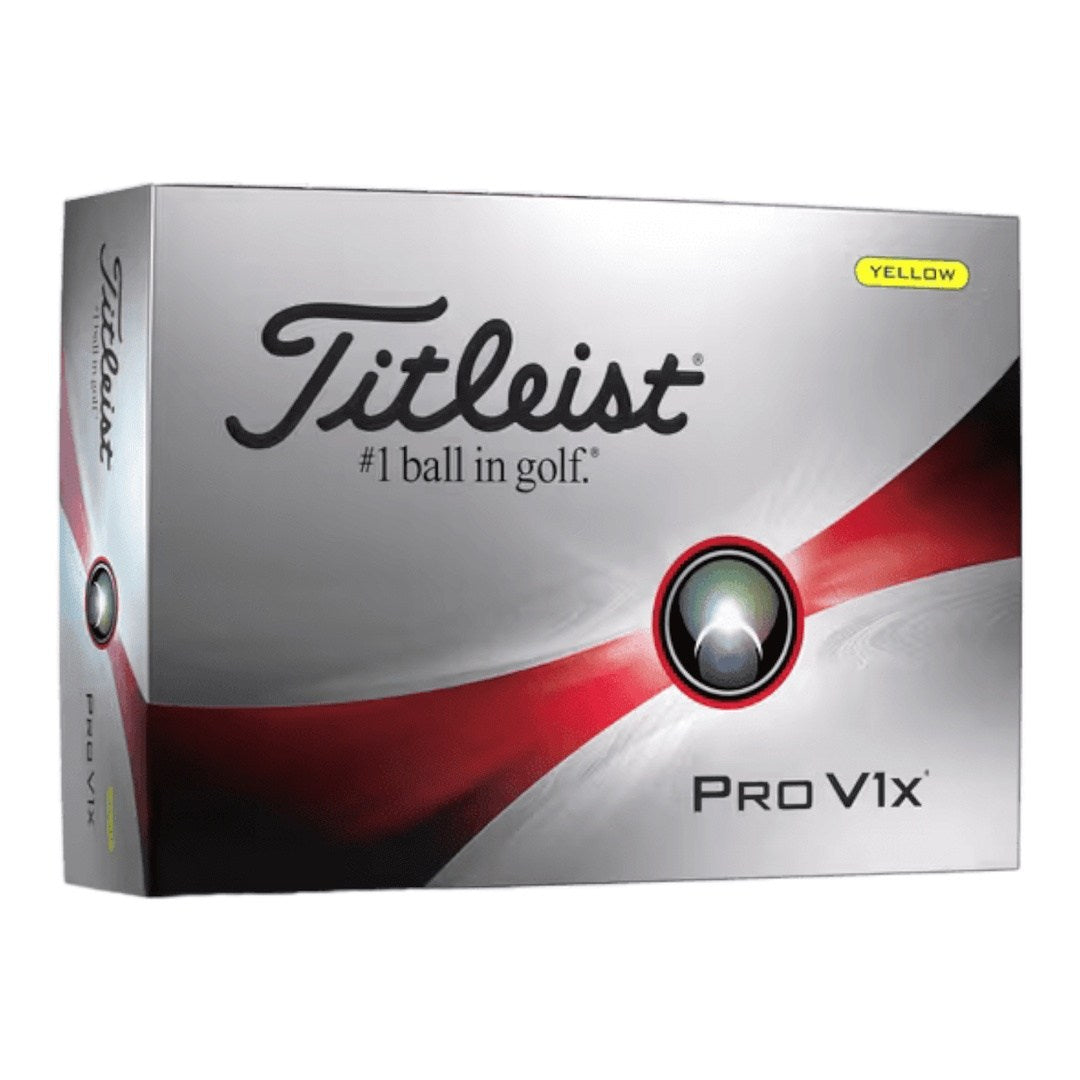Titleist Pro V1X Golf Balls | Yellow