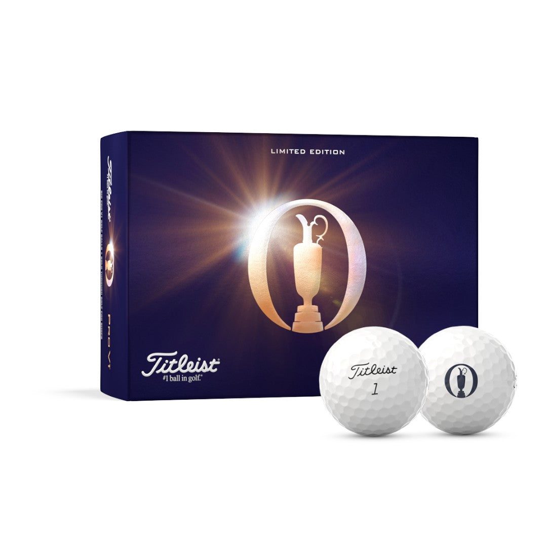 Titleist The Open 2024 Pro V1 Limited Edition Golf Balls | Half