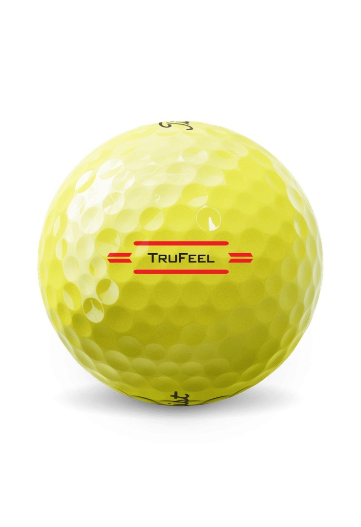 Titleist TruFeel Golf Balls | Yellow