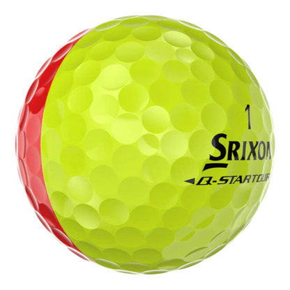Srixon 2026 Q-Star Tour Divide Golf Balls | Yellow/Red