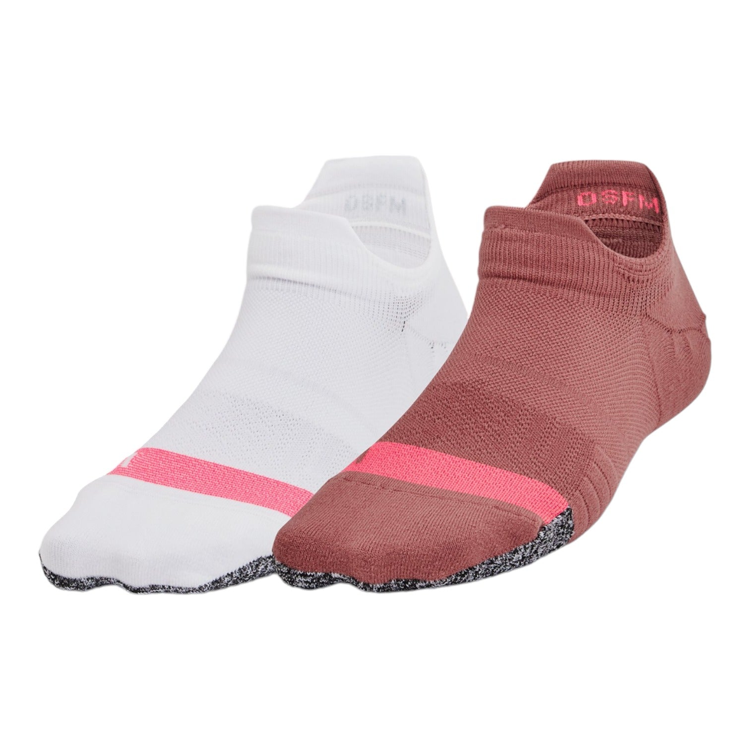 Under Armour Ladies Breathe 2 Pack No Show Socks 1370096