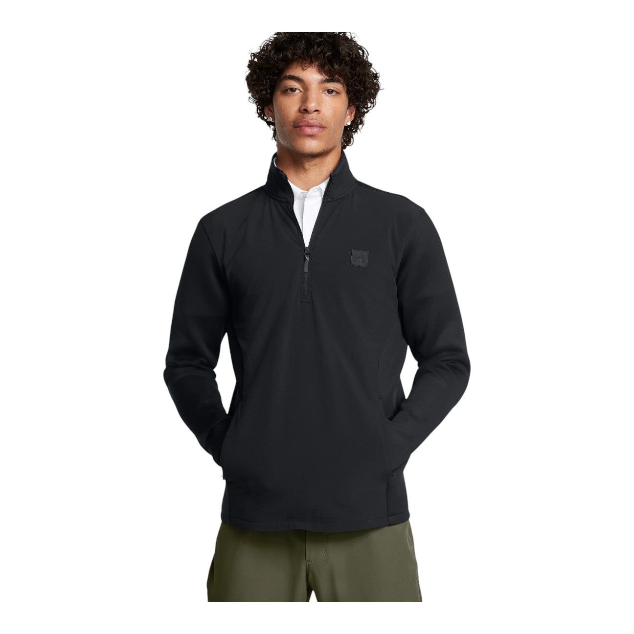 Under Armour Drive Pro Storm Hybrid 1/2 Zip Golf Mid Layer 1387118