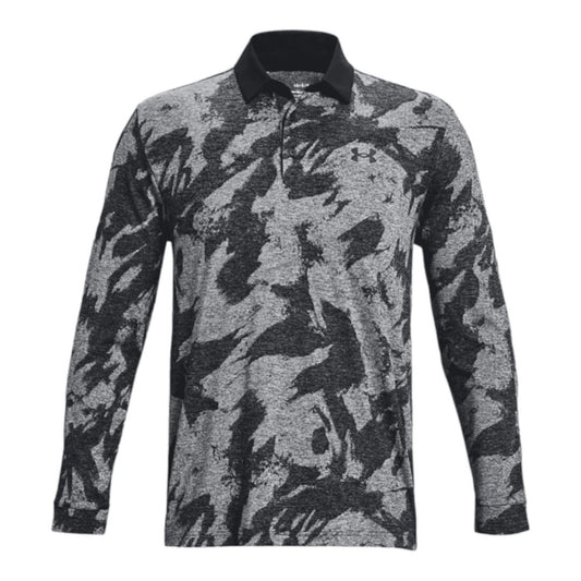 Under Armour Jacquard Long Sleeve Golf Polo 1379727