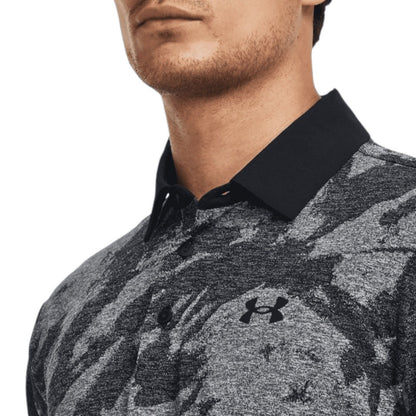 Under Armour Jacquard Long Sleeve Golf Polo 1379727
