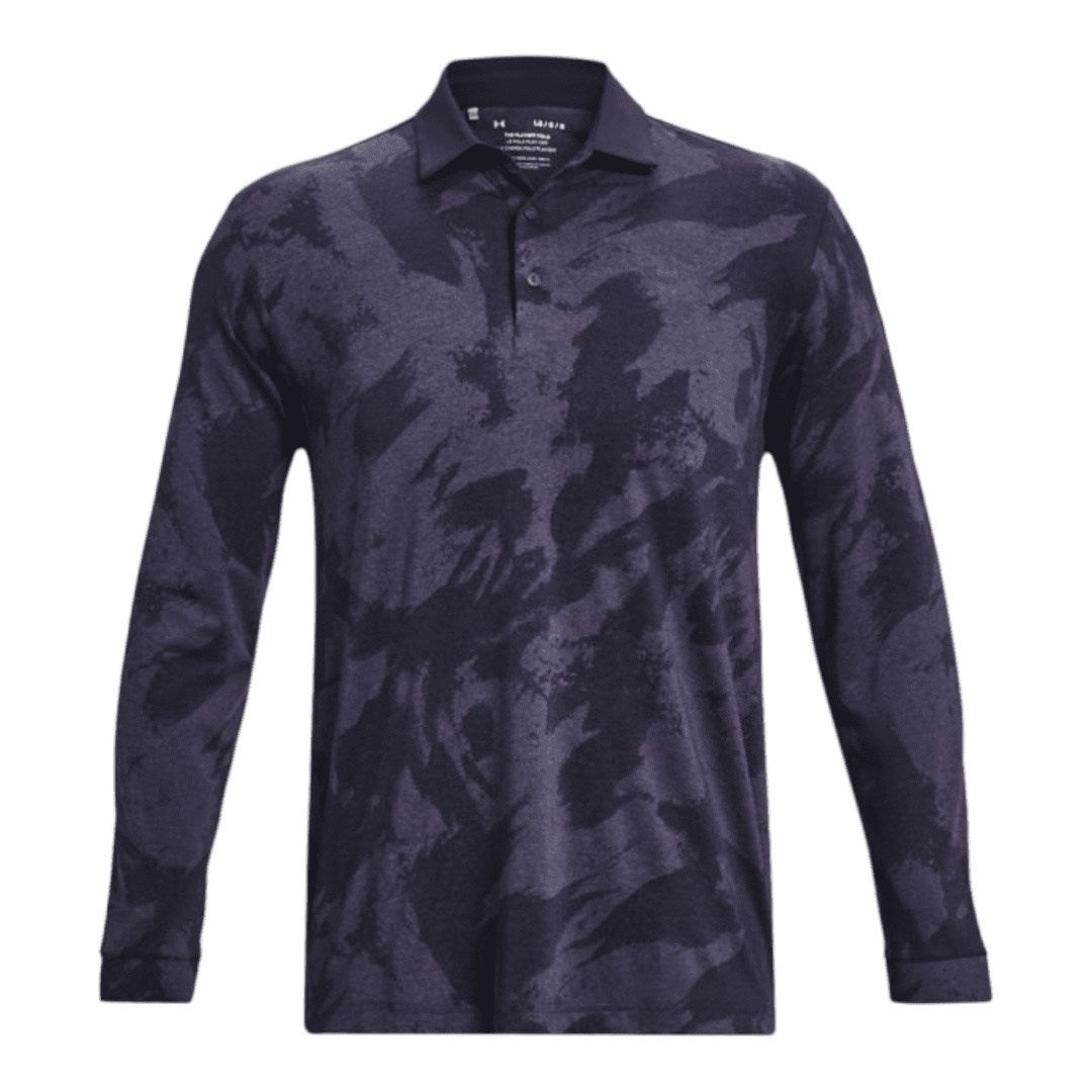 Under Armour Jacquard Long Sleeve Golf Polo 1379727