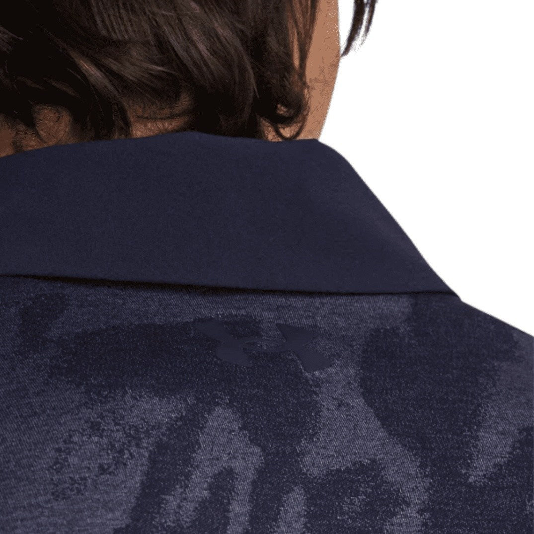 Under Armour Jacquard Long Sleeve Golf Polo 1379727