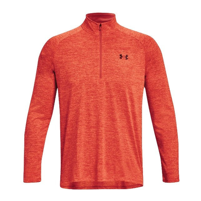 Under Armour Tech 2.0 Golf Pullover 1328495 | Orange – Clarkes Golf