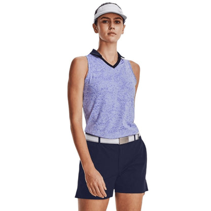 Under Armour Ladies Playoff Wild Fields SL Golf Polo Shirt 1377339