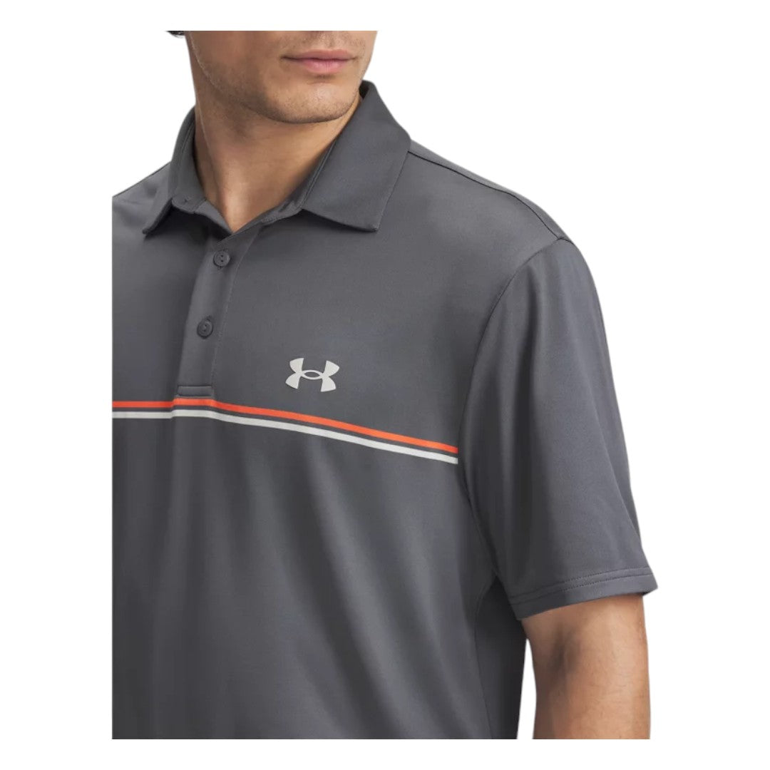 Under Armour Playoff 3.0 Stripe Golf Polo Shirt 1378676