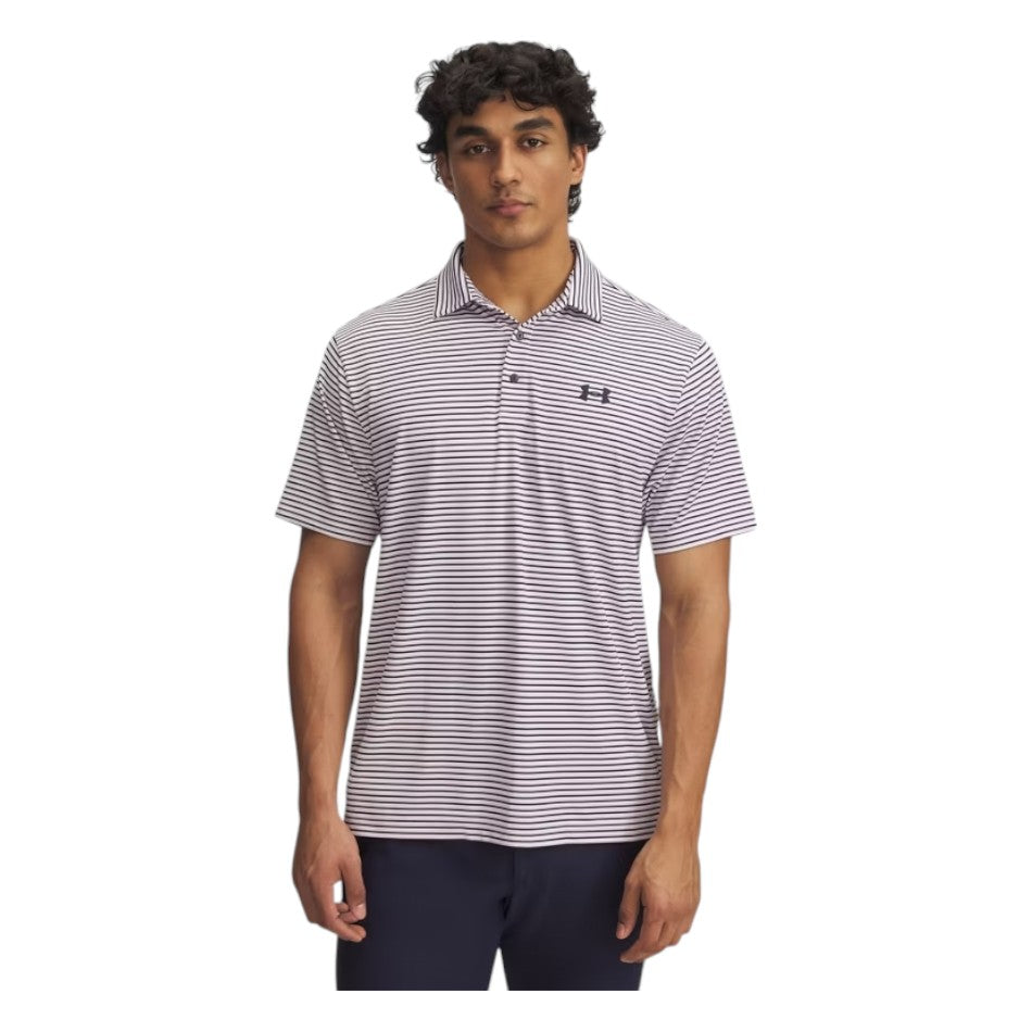 Under Armour Playoff 3.0 Stripe Golf Polo Shirt 1378676