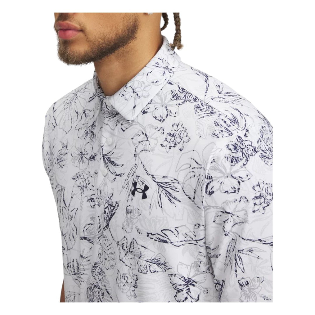 Under Armour Playoff 3.0 Printed Golf Polo Shirt 1378677