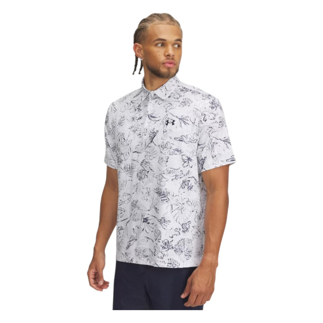 Under Armour Playoff 3.0 Printed Golf Polo Shirt 1378677