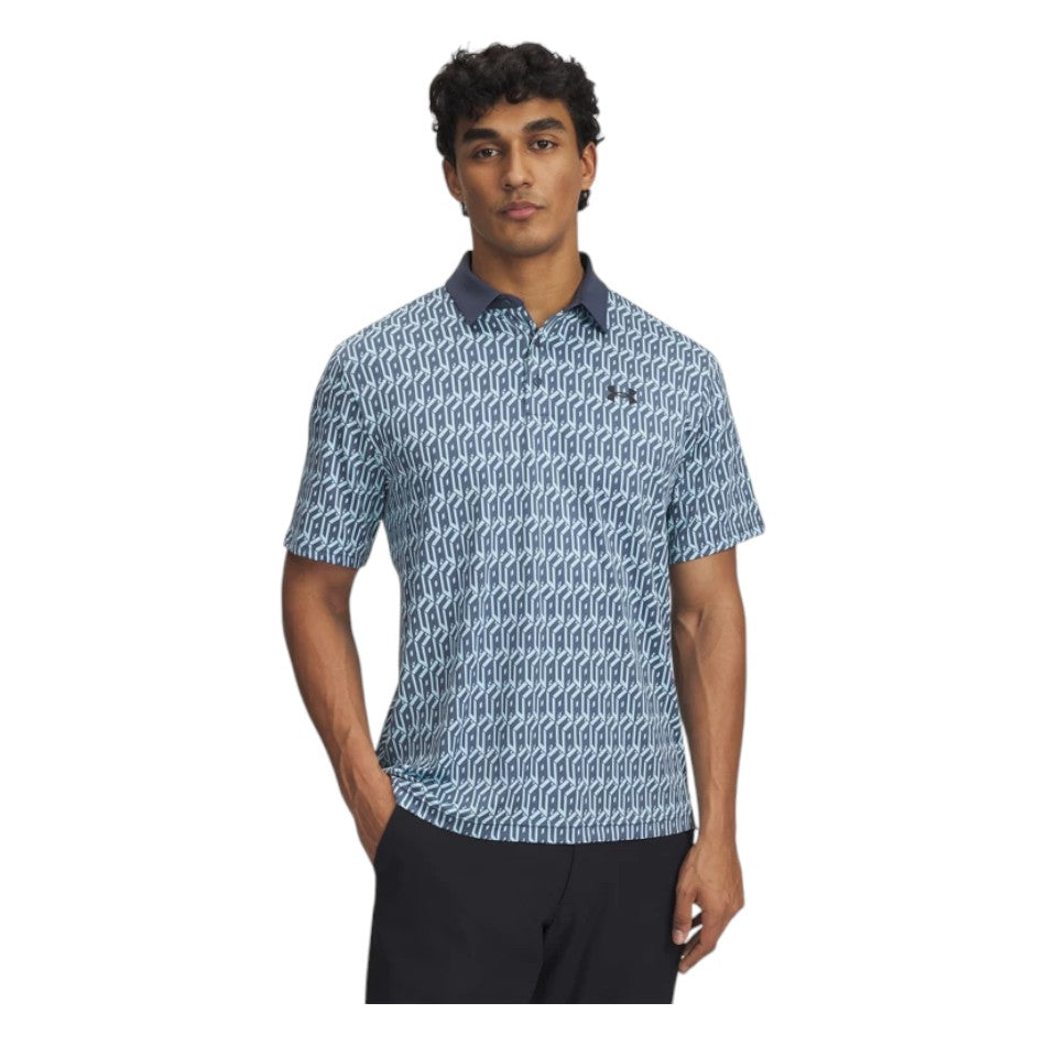 Under Armour Playoff 3.0 Printed Golf Polo Shirt 1378677