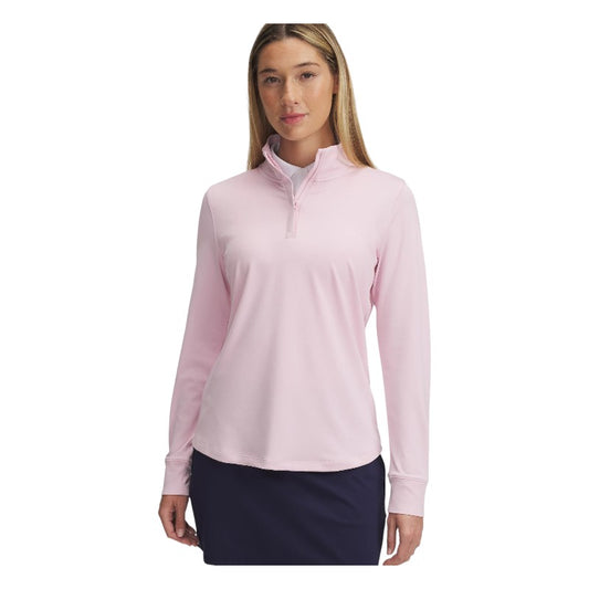 Ladies Under Armour Playoff 1/4 Zip Golf Mid Layer 1383614