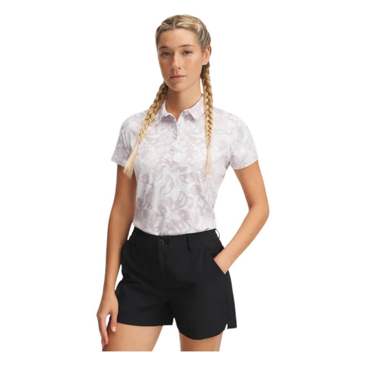 Under Armour Ladies Playoff 3.0 Printed Golf Polo Shirt 1387148