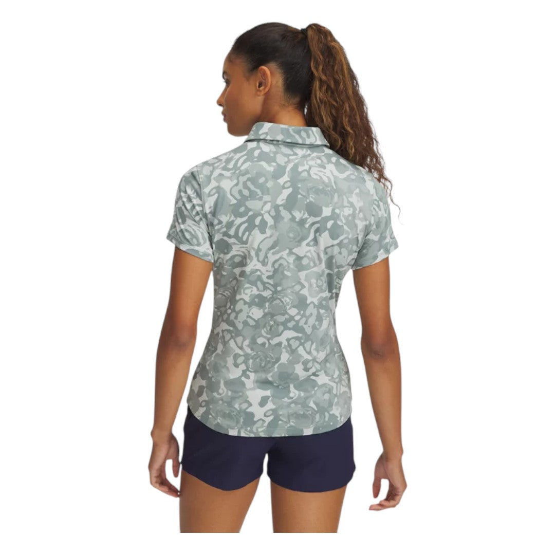 Under Armour Ladies Playoff 3.0 Printed Golf Polo Shirt 1387148
