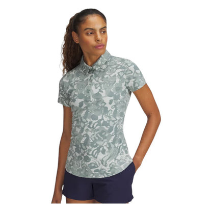 Under Armour Ladies Playoff 3.0 Printed Golf Polo Shirt 1387148
