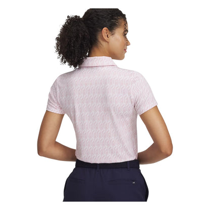 Under Armour Ladies Playoff 3.0 Printed Golf Polo Shirt 1387148