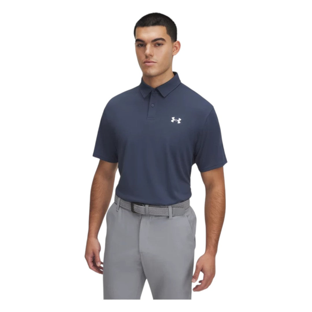 Under Armour Tee To Green Pique Golf Polo Shirt 1390123