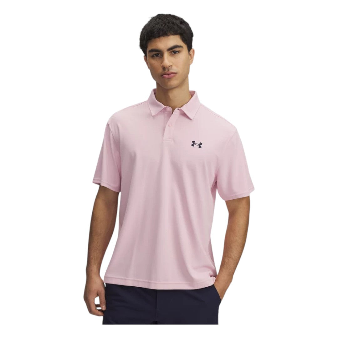 Under Armour Tee To Green Pique Golf Polo Shirt 1390123