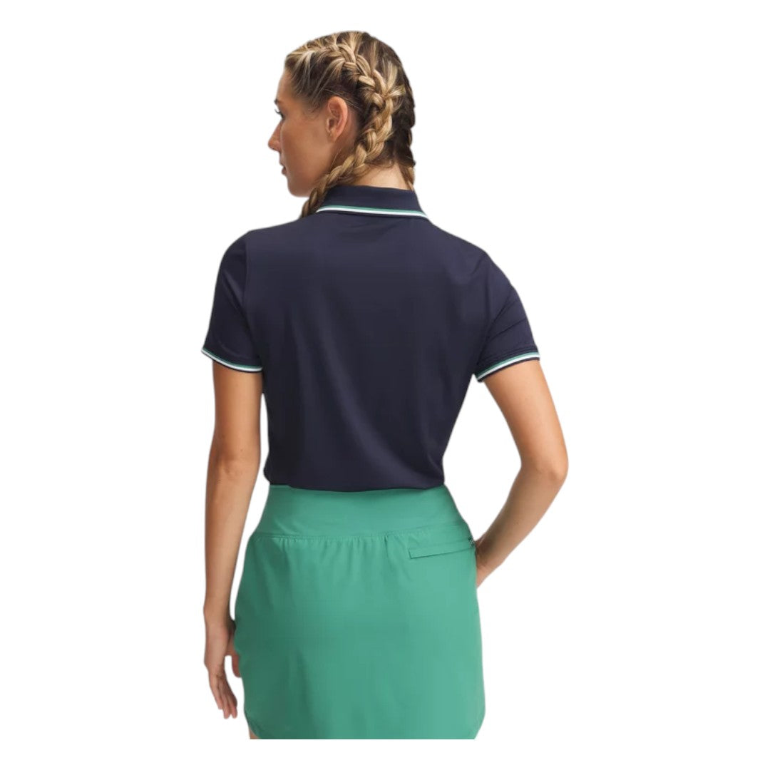 Under Armour Ladies Drive Rib SS Golf Polo Shirt 6000657