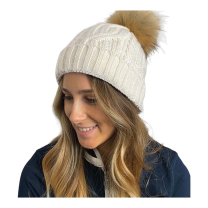 Surprizeshop Ladies Waterproof Golf Bobble Hat