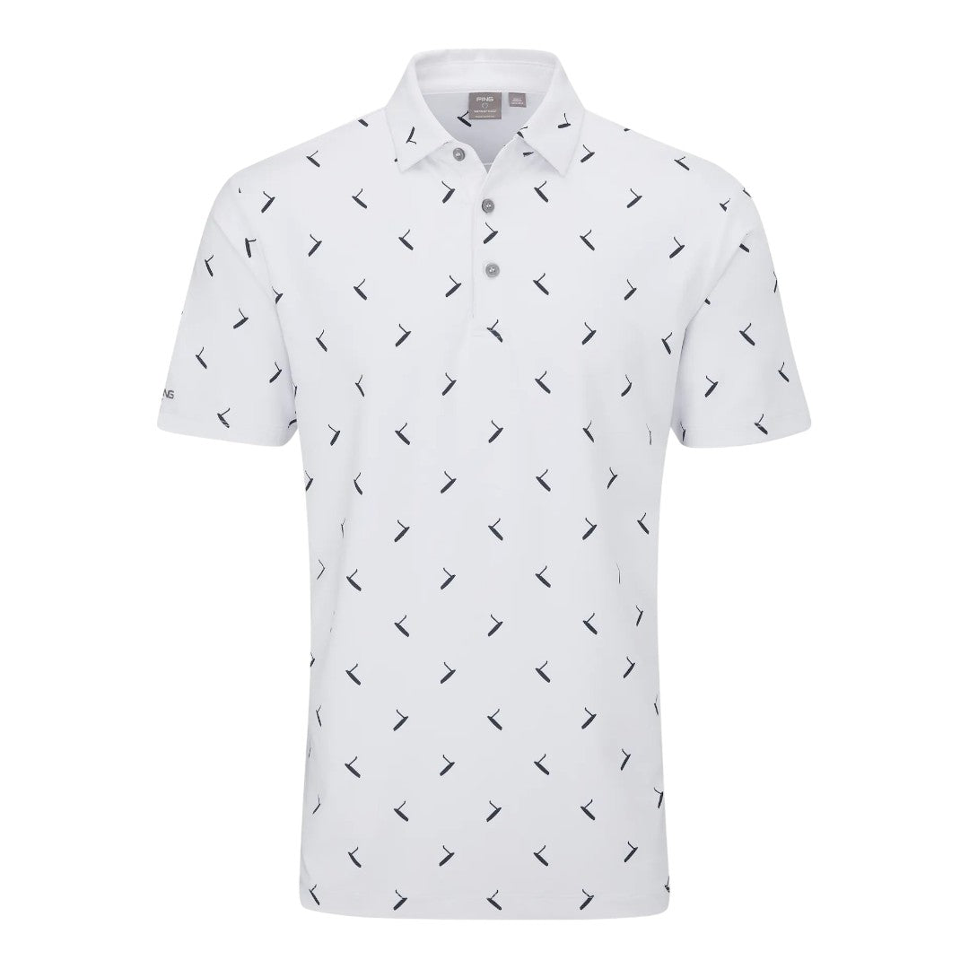 Ping Gold Putter Printed Golf Polo Shirt P03662