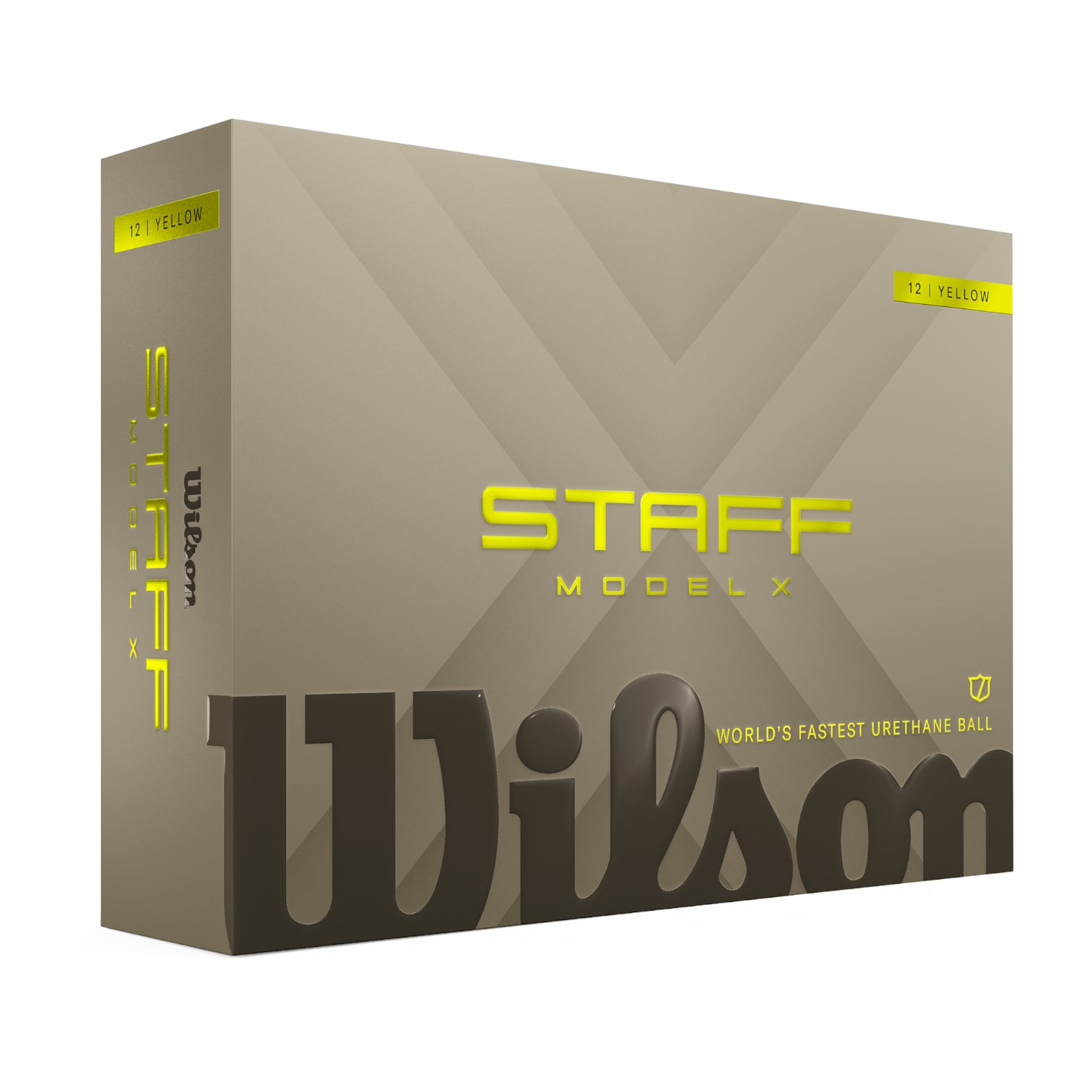 Wilson 2026 Staff Model X Golf Balls | Yellow