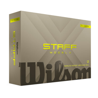 Wilson 2026 Staff Model X Golf Balls | Yellow