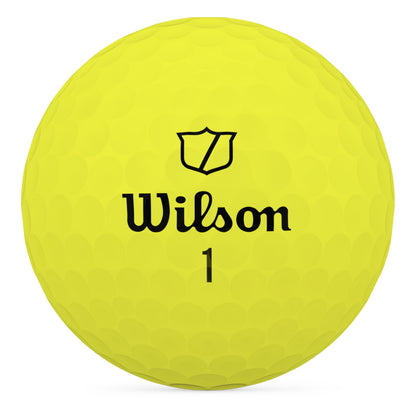 Wilson 2026 Staff Model Yellow Golf Balls | Double Dozen