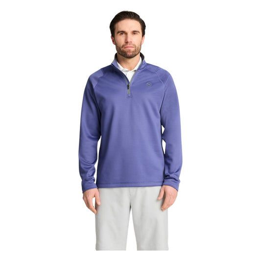 Puma Waffle Fleece 1/4 Zip Golf Midlayer 626982