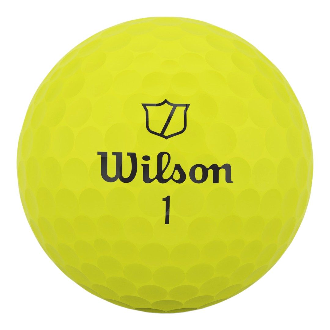 Wilson 2024 Staff Model Golf Balls | Yellow