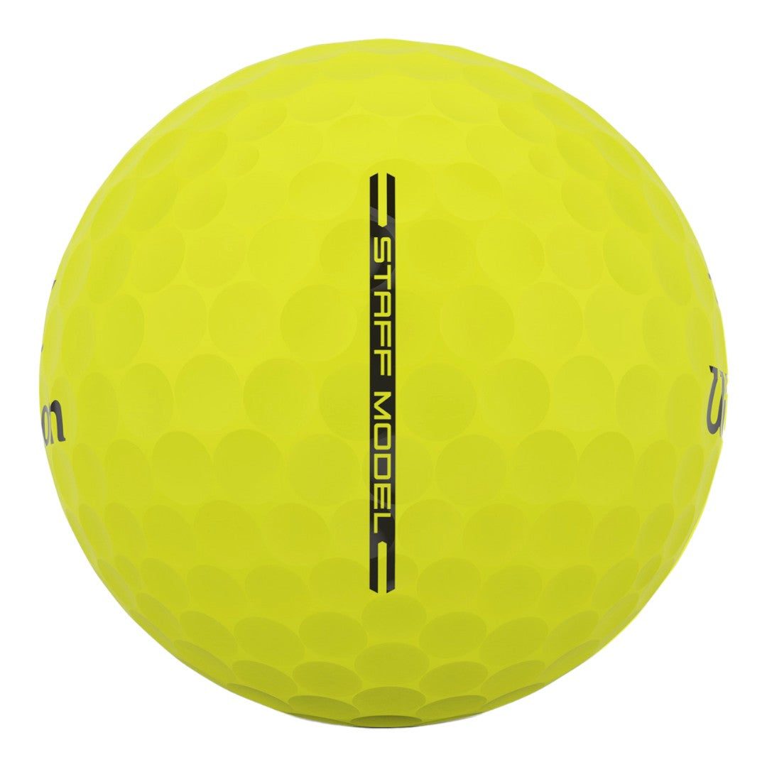 Wilson 2024 Staff Model Golf Balls | Yellow
