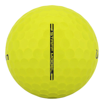 Wilson 2024 Staff Model Golf Balls | Yellow