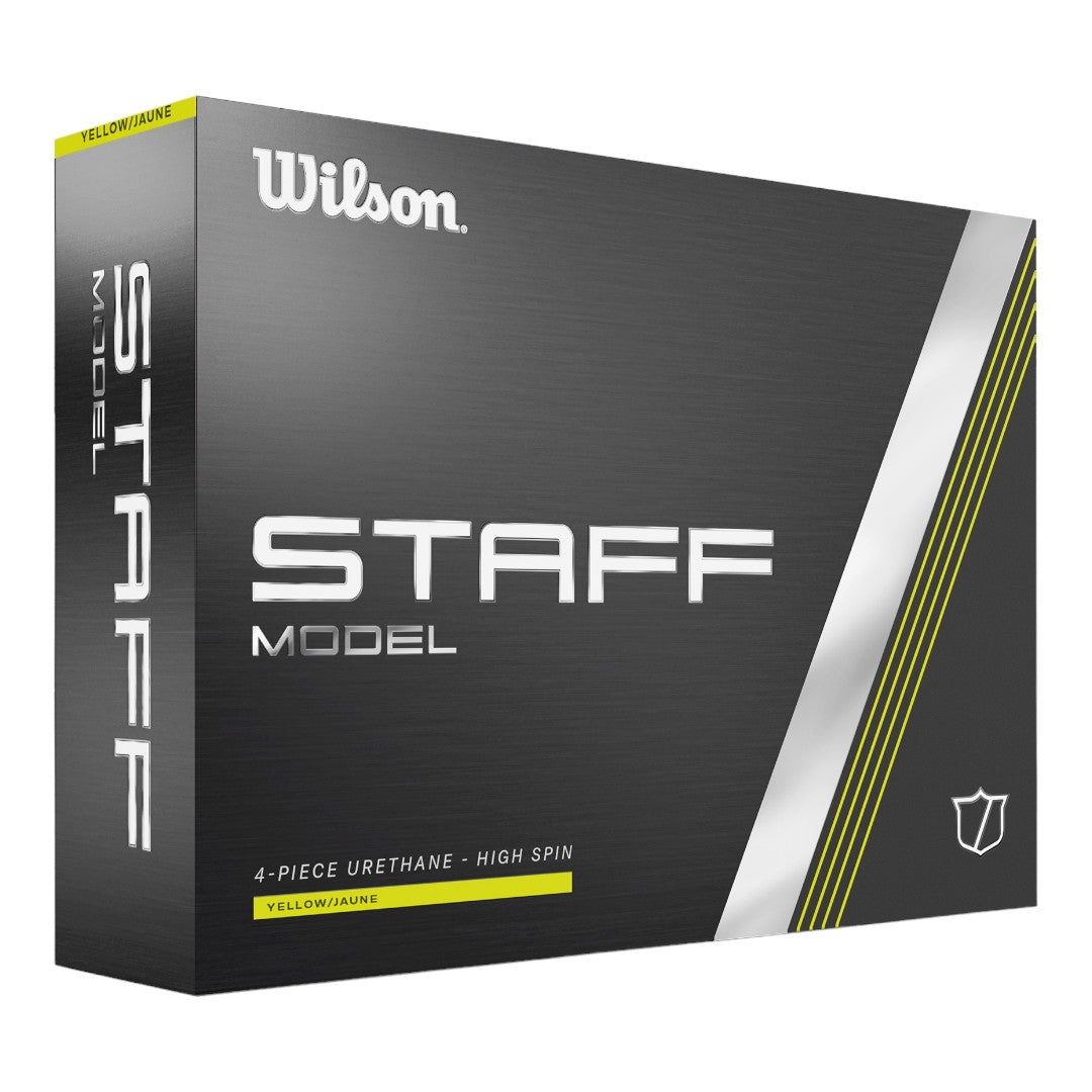 Wilson 2024 Staff Model Golf Balls | Yellow
