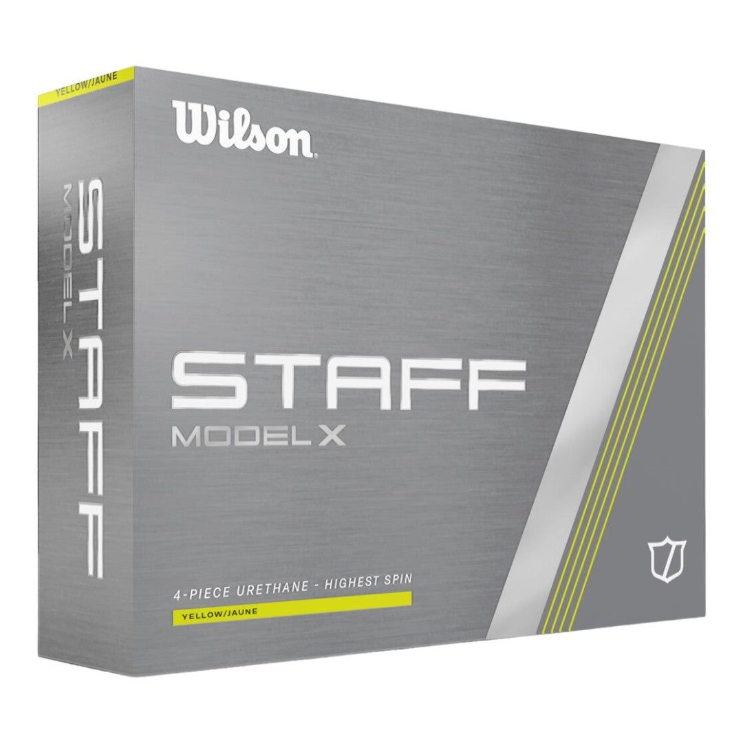 Wilson 2024 Staff Model X Golf Balls | Yellow