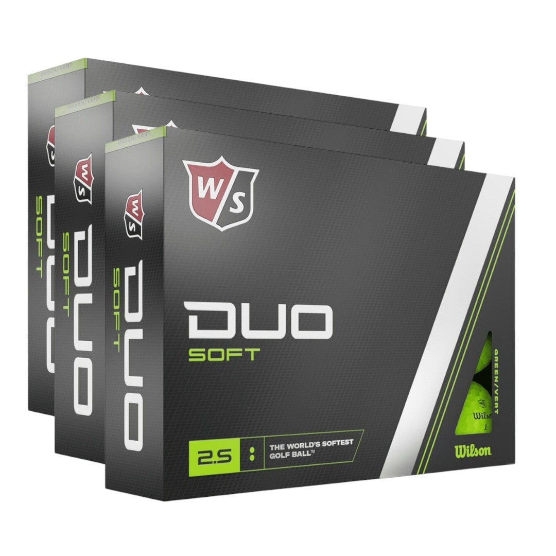 Wilson Duo Soft Golf Balls | Green | 3 For 2