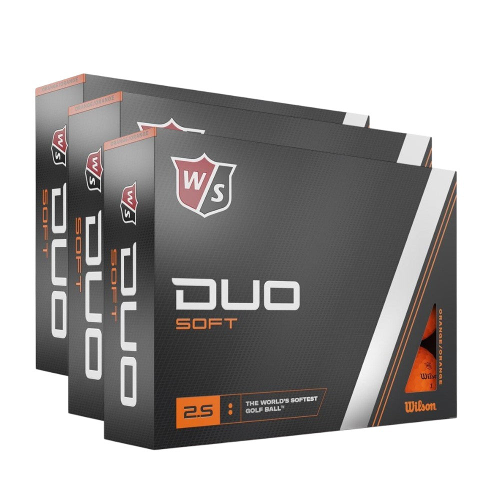 Wilson Duo Soft Golf Balls | Orange | 3 For 2