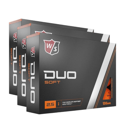Wilson Duo Soft Golf Balls | Orange | 3 For 2
