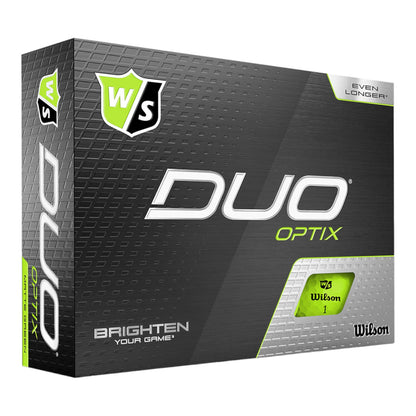 Wilson Staff Duo Optix Matte Golf Balls | Green