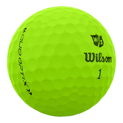 Wilson Staff Duo Optix Matte Golf Balls | Green