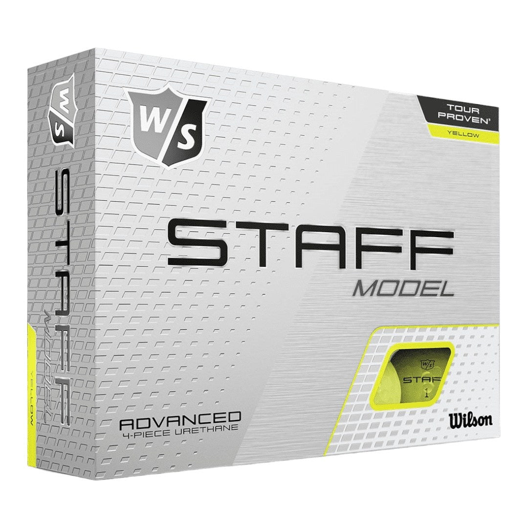Wilson Staff Model Golf Balls | Yellow