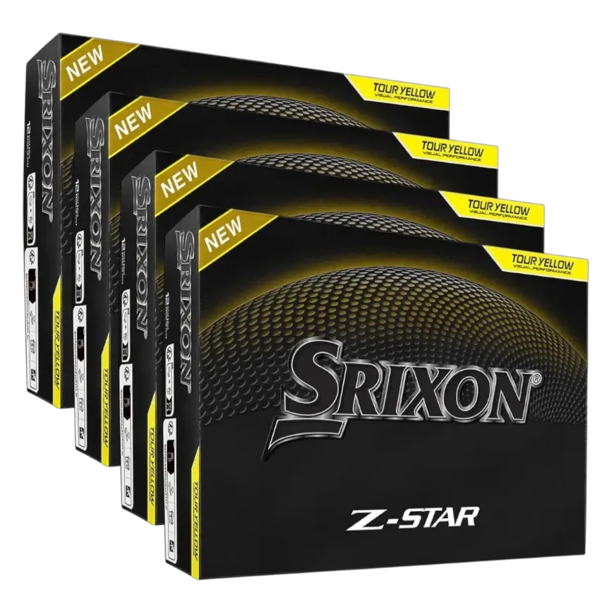 Srixon 2026 Z-Star Personalised Yellow Golf Balls | 4 FOR 3