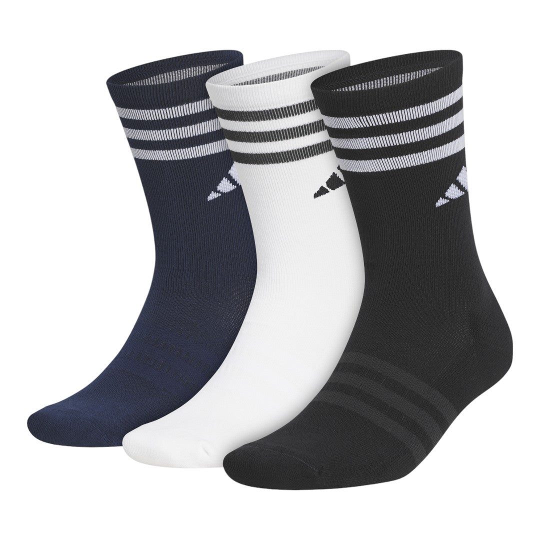 adidas 3 Pack Crew Golf Socks HS6060