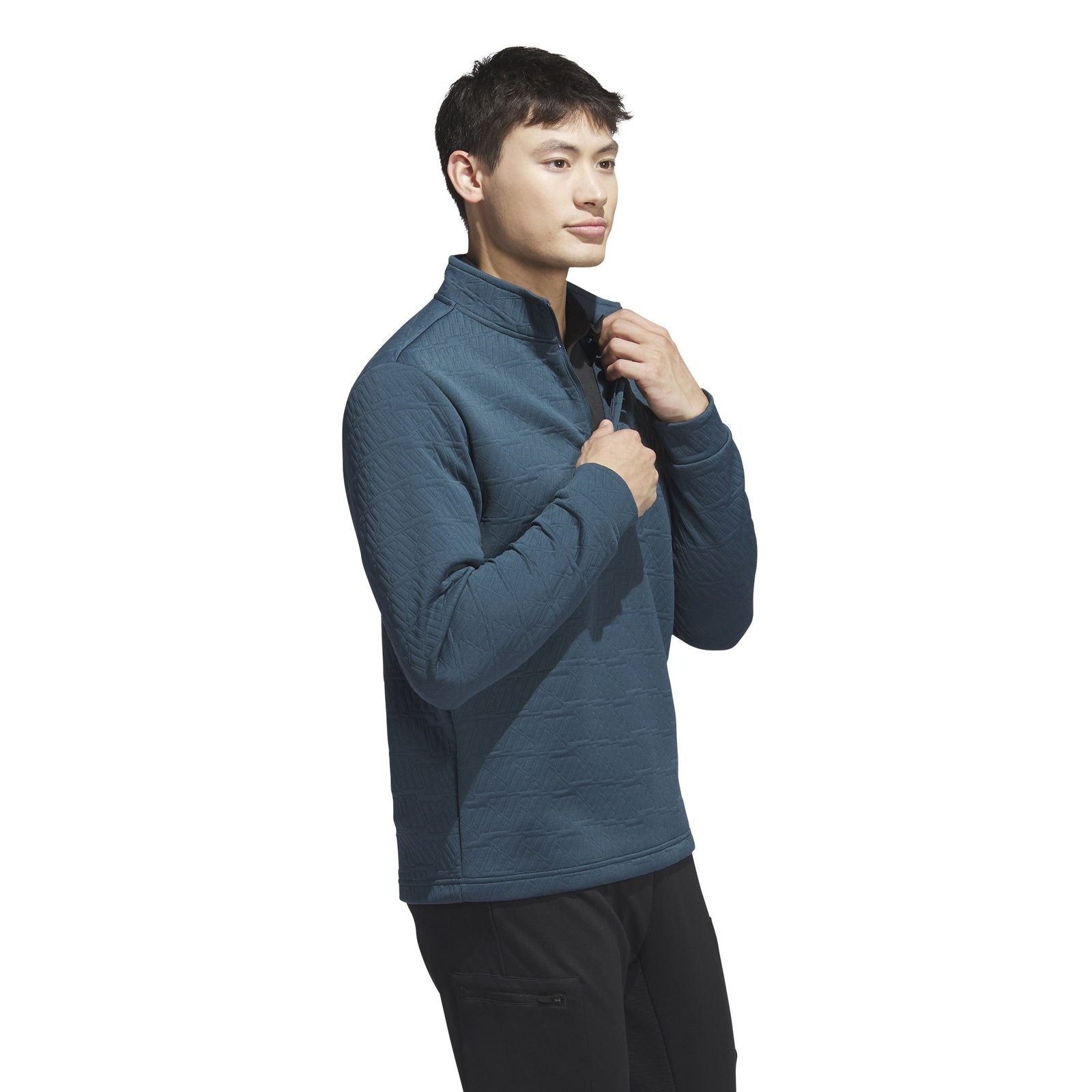 adidas DWR 1/4 Zip Golf Sweater HZ0434 | Blue – Clarkes Golf